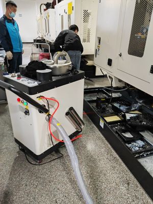 Bearbeitungszentrum CNC-Kühlmittelbehälterreiniger 220V-Maschinen-Kühlmittelfiltrationssystem