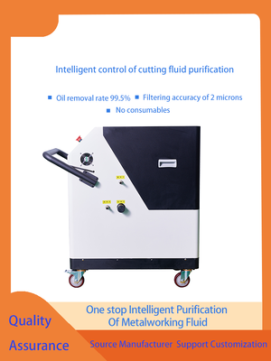 Arbeitsluftdruck 0,4-0,6 MPa Industrielle CNC-Maschinen-Kühlmittelfilter-Filtrationslösung für Metallbearbeitungsanwendungen